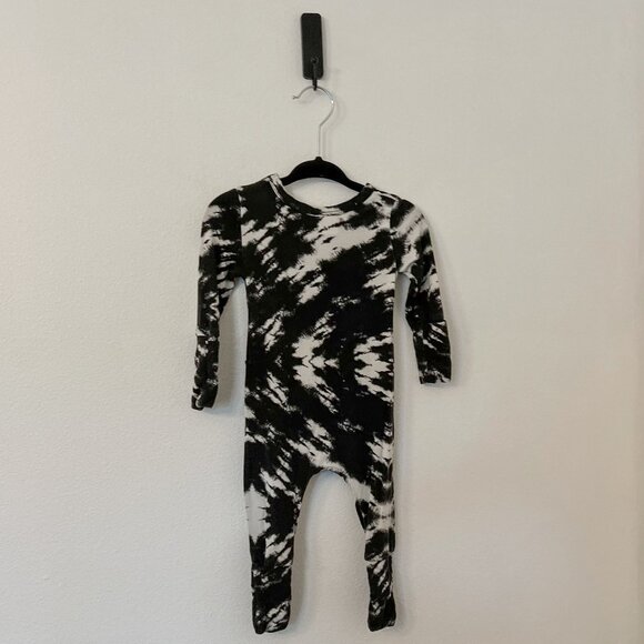 Ready Set Romper Tie Dye Front-Opening Romper - Picture 4 of 4